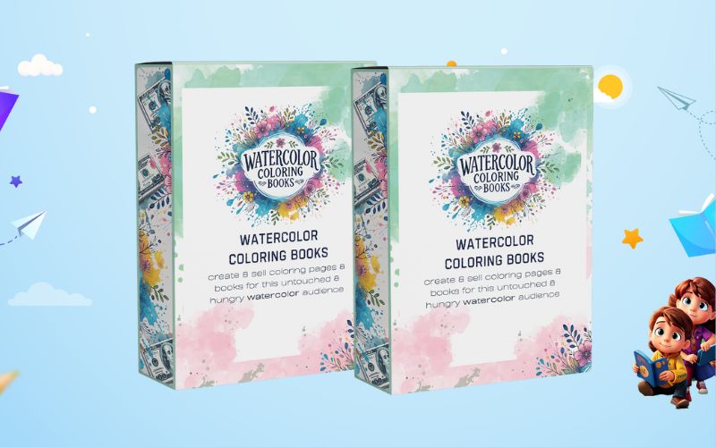 Watercolor Coloring Books