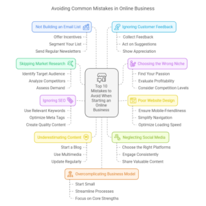 Top 10 Mistakes to Avoid When Starting an Online Business